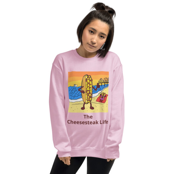 Sweatshirt - Cheesesteak Life - Cheesey Beach - Image 2