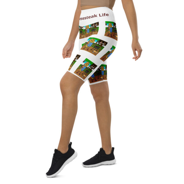 Biker Shorts - Cheesesteak Bar-B-Que - Image 2
