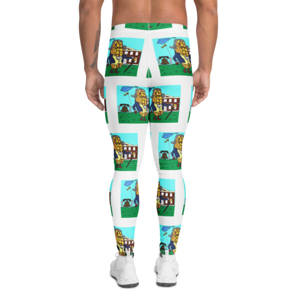 Men\'s Leggings - Cheesey History everywhere - Image 2