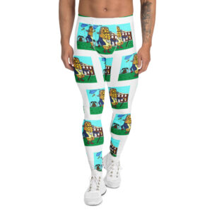 Men\'s Leggings - Cheesey History everywhere