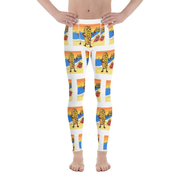 Men's Leggings - Cheesey Beach everywhere
