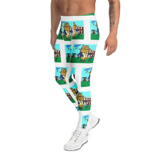 Men\'s Leggings - Cheesey History everywhere - Image 4