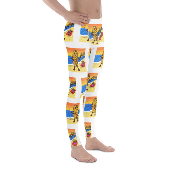Men's Leggings - Cheesey Beach everywhere - Image 2
