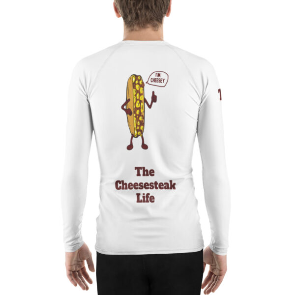 Men\'s Rash Guard - Amigo Dan - Mr. Cheesey -  TCL on arm - Image 2