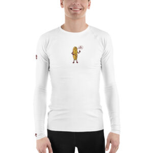 Men\'s Rash Guard - Amigo Dan - Mr. Cheesey -  TCL on arm
