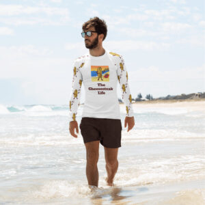 Men\'s Rash Guard - Cheesey Beach