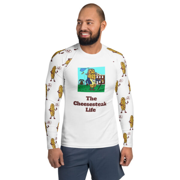 Men's Rash Guard - Cheesey History
