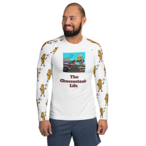 Men\'s Rash Guard - Cheesey Eagles Fan