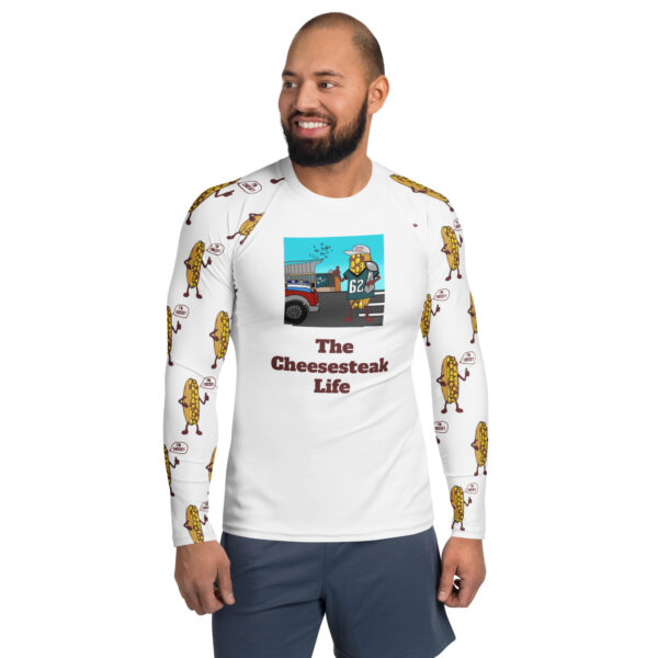 Men\'s Rash Guard - Cheesey Eagles Fan