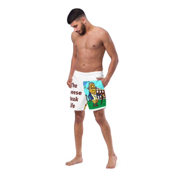 Men\'s Swim Trunks - Cheesey History on Front - Lil Cheesey\'s on back - Image 3