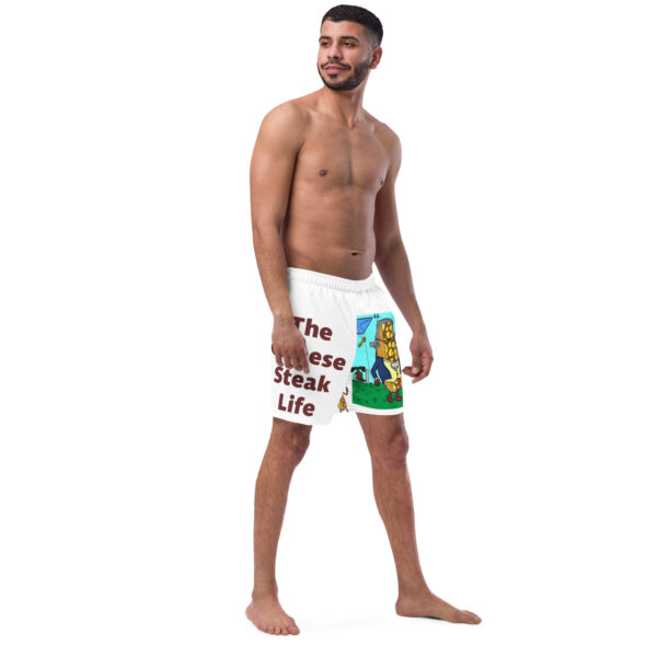 Men\'s Swim Trunks - Cheesey History on Front - Lil Cheesey\'s on back - Image 2