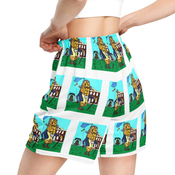 Mesh shorts - Cheesey History everywhere - Image 2