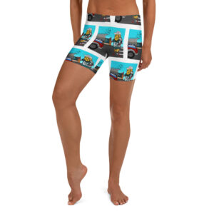 Yoga Shorts - The Cheesesteak Life - Cheesey Eagles fan - all over