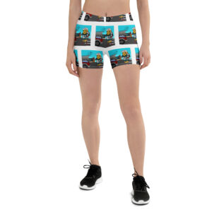 Yoga Shorts - Cheesey Eagles Fan everywhere