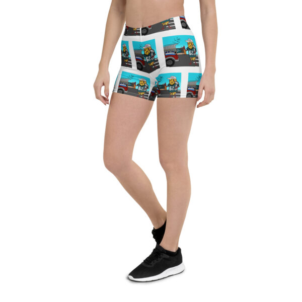 Yoga Shorts - Cheesey Eagles Fan everywhere - Image 5