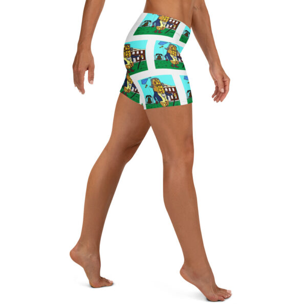 Yoga Shorts - Cheesey History - everywhere - Image 4