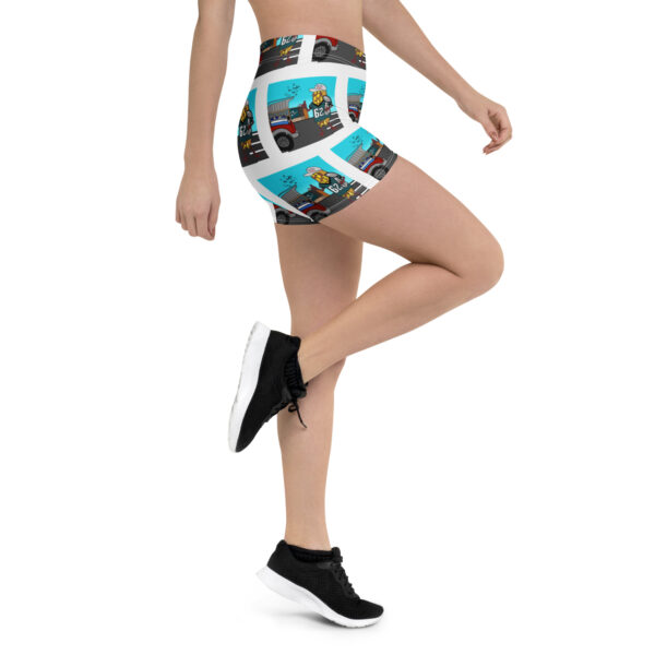 Yoga Shorts - Cheesey Eagles Fan everywhere - Image 3