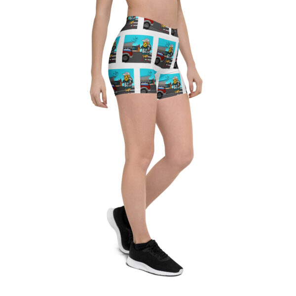 Yoga Shorts - Cheesey Eagles Fan everywhere - Image 6