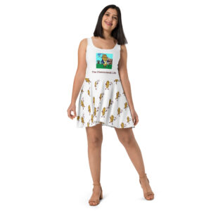 Skater Dress - Cheesey History - Lil Cheesey\'s All Over