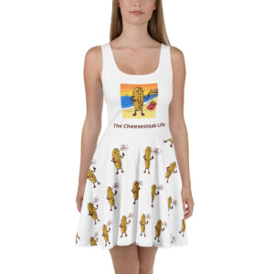 Skater Dress - Cheesey Beach - Lil Cheesey's All Over