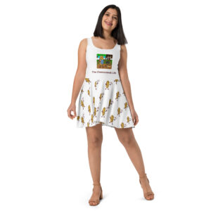 Skater Dress - Cheesey Bar-B-Que - Lil Cheesey\'s All Over