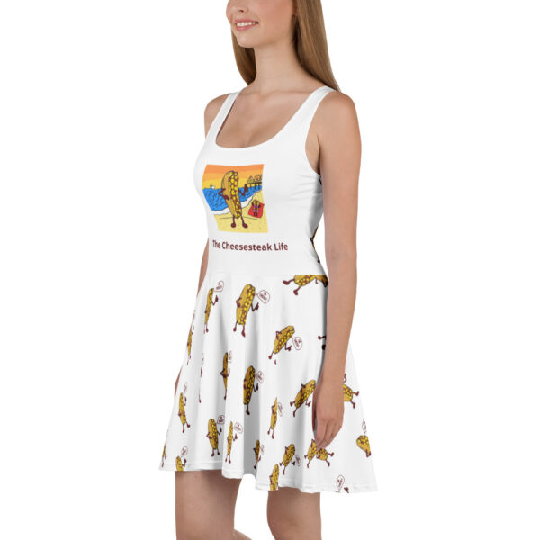 Skater Dress - Cheesey Beach - Lil Cheesey's All Over - Image 4