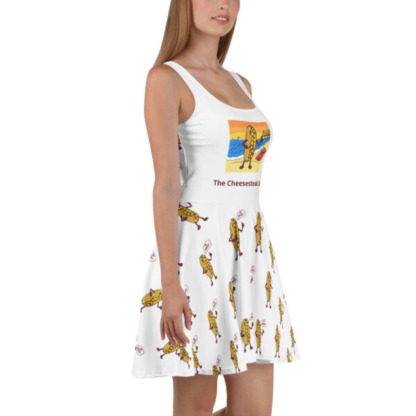 Skater Dress - Cheesey Beach - Lil Cheesey's All Over - Image 3