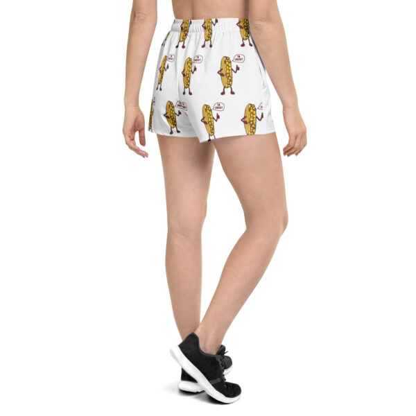Women’s Recycled Athletic Shorts - Big Amigo Dan - Mr. Cheesey - Image 4