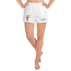 Woman\'s Recycled Athletic Shorts - Lil Amigo Dan - Mr. Cheesey