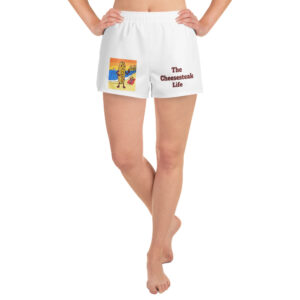 Women’s Recycled Athletic Shorts - Lil\' Amigo Dan - Cheesey Beach