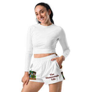 Women’s Recycled Athletic Shorts - Lil\' Amigo Dan - Cheesey Bar-B-Que