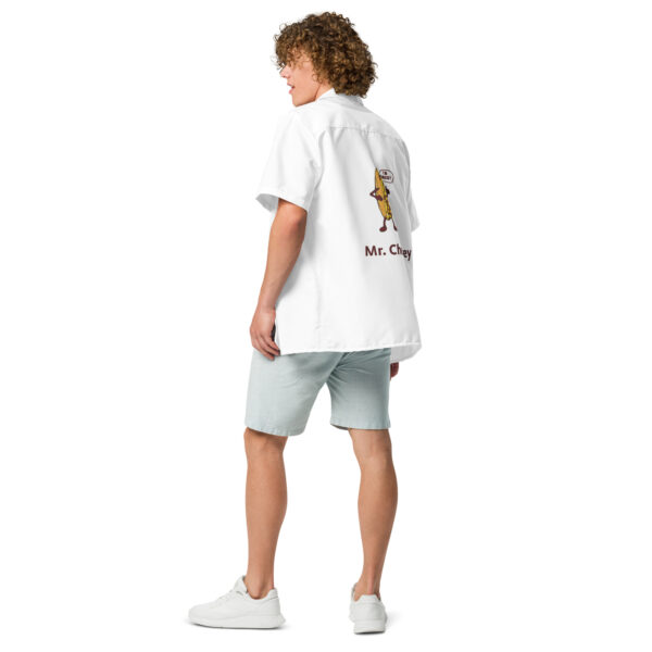 Button shirt - Cheesesteak Life - Amigo Dan - Mr. Cheesey on back