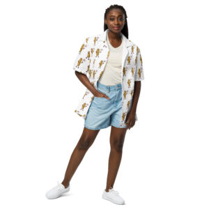 Button shirt - lil Mr. Cheesey everywhere