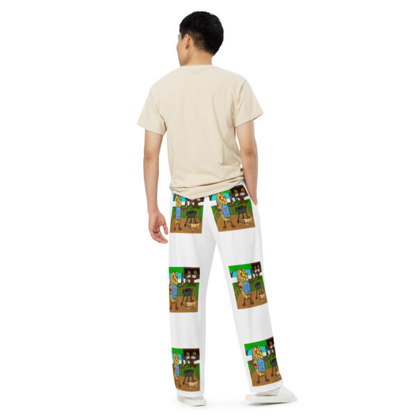 Track pants - Amigo Dan - Cheesey Bar-B-Que - Big on front, lil on back - Image 3
