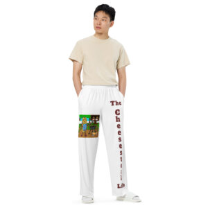 Track pants - Amigo Dan - Cheesey Bar-B-Que - Big on front, lil on back