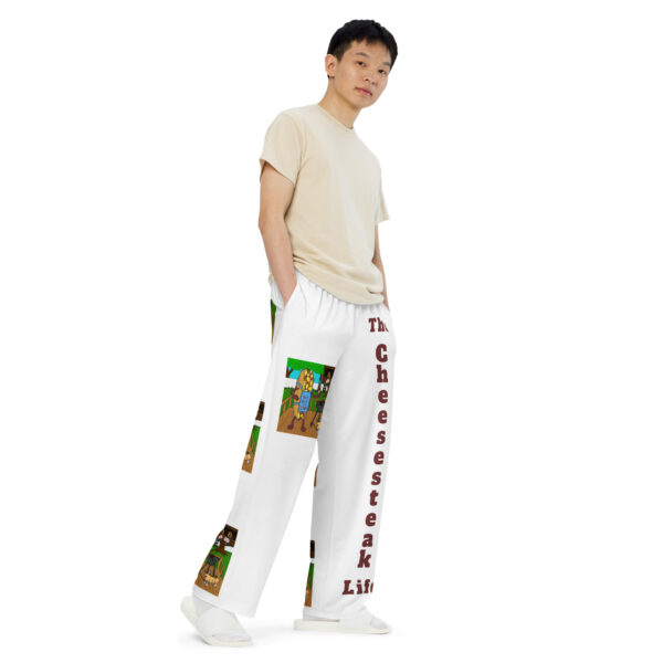 Track pants - Amigo Dan - Cheesey Bar-B-Que - Big on front, lil on back - Image 2