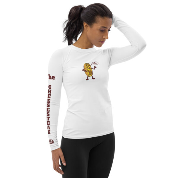 Women\'s Rash Guard - Amigo Dan - Cheesey Eagles Fan - Image 3