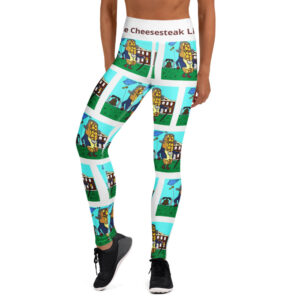 Yoga Leggings - Cheesesteak Life - Cheesey History