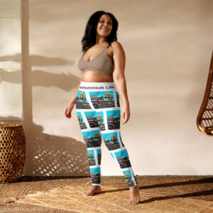 Yoga Leggings - Cheesey Eagles Fan