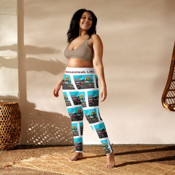 Yoga Leggings - Cheesey Eagles Fan