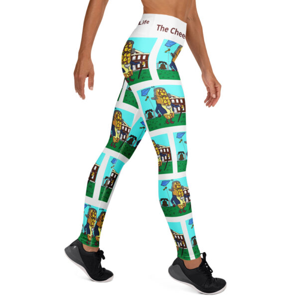 Yoga Leggings - Cheesey History - Image 3