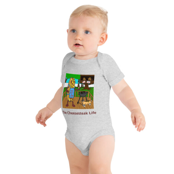 Baby onesie - Cheesey Bar-B-Que - Image 4