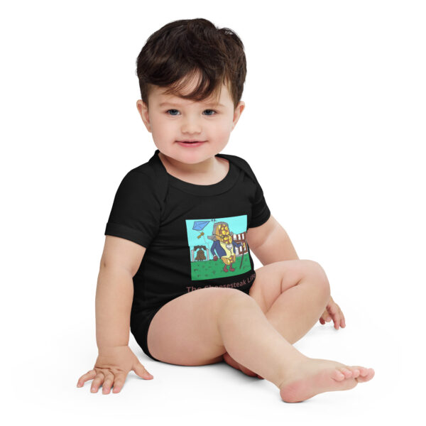 Baby onesie - Cheesey History - Image 3