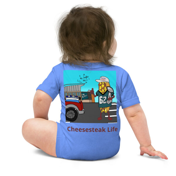 Baby onesie - Dallas Sucks Front - Cheesey Eagles Fan back - Image 3