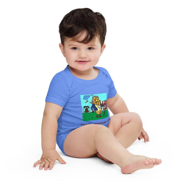 Baby onesie - Cheesey History - Image 2