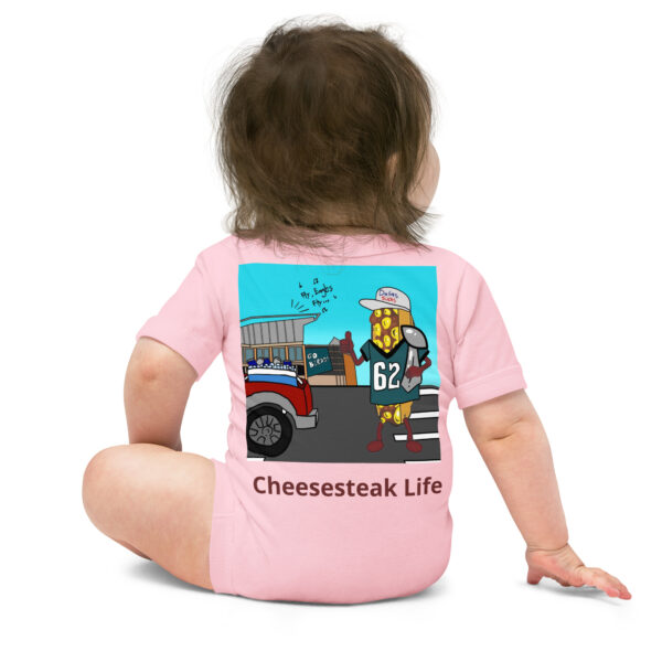 Baby onesie - Dallas Sucks Front - Cheesey Eagles Fan back - Image 2