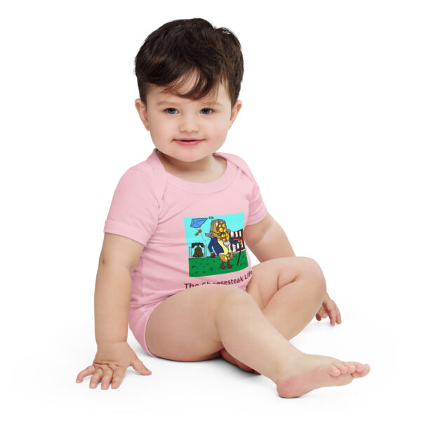 Baby onesie - Cheesey History - Image 4