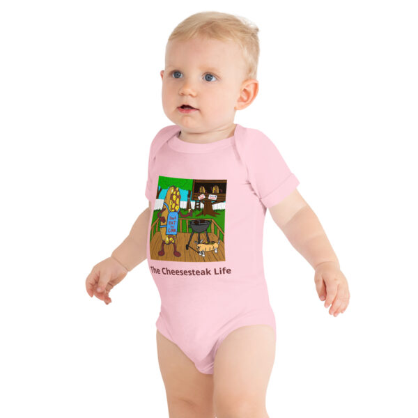 Baby onesie - Cheesey Bar-B-Que - Image 2