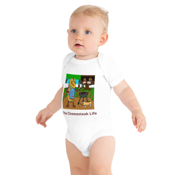 Baby onesie - Cheesey Bar-B-Que - Image 3