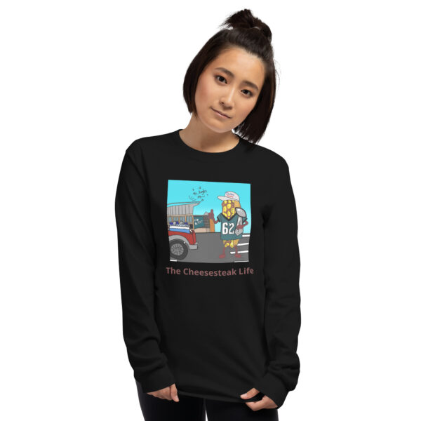 Long Sleeve Shirt T-shirt - Cheesey Eagles Fan - Image 13